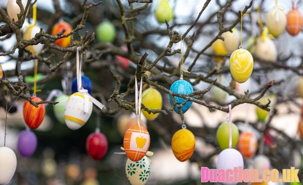 Easter Decorated Trees